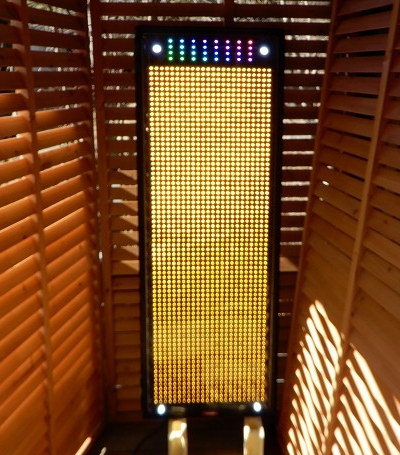 NS-YM3112W(両面/中型/黄色LED)24ドット,LED美品　橙色